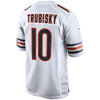 Image of Mitchell Trubisky Chicago Bears 100th Season Game Jersey – White 2019