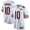 Image of Mitchell Trubisky Chicago Bears 100th Season Game Jersey – White 2019