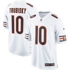 Mitchell Trubisky Chicago Bears Event Game Jersey – White 2019