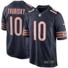 Image of Mitchell Trubisky Chicago Bears Game Jersey - Navy 2019