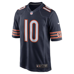 Mitchell Trubisky Chicago Bears Game Jersey - Navy 2019