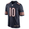 Image of Mitchell Trubisky Chicago Bears Game Jersey - Navy 2019