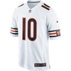 Image of Mitchell Trubisky Chicago Bears Game Jersey – White 2019