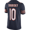 Image of Mitchell Trubisky Chicago Bears NFL 100th Season Limited Jersey – Navy 2019