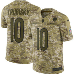 Mitchell Trubisky Chicago Bears Salute to Service Limited Jersey – Camo 2019