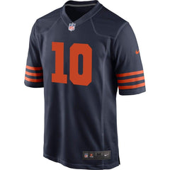 Mitchell Trubisky Chicago Bears Throwback Game Jersey - Navy 2019