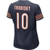 Image of Mitchell Trubisky Chicago Bears Women's 100th Season Game Jersey – Navy 2019