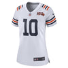 Image of Mitchell Trubisky Chicago Bears Women's 2019 100th Season Alternate Classic Game Jersey - White 2019