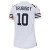 Image of Mitchell Trubisky Chicago Bears Women's 2019 100th Season Alternate Classic Game Jersey - White 2019