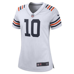 Mitchell Trubisky Chicago Bears Women's 2019 Alternate Classic Game Jersey – White 2019