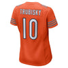 Image of Mitchell Trubisky Chicago Bears Women's Alternate Game Jersey – Orange 2019