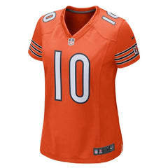 Mitchell Trubisky Chicago Bears Women's Alternate Game Jersey – Orange 2019