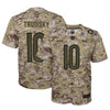 Image of Mitchell Trubisky Chicago Bears Youth Salute to Service Game Jersey - Camo 2019