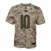 Image of Mitchell Trubisky Chicago Bears Youth Salute to Service Game Jersey - Camo 2019