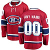 Image of Montreal Canadiens Home Breakaway Custom Jersey - Red 2019