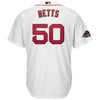 Image of Mookie Betts Boston Red Sox Majestic 2019 Gold Program Cool Base Player Jersey – White 2019