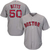 Image of Mookie Betts Boston Red Sox Majestic Cool Base Player Jersey - Gray 2019