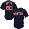 Image of Mookie Betts Boston Red Sox Majestic Cool Base Player Jersey - Navy 2019