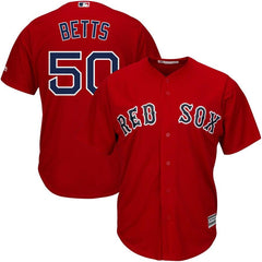 Mookie Betts Boston Red Sox Majestic Cool Base Player Jersey - Scarlet 2019