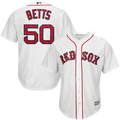 Mookie Betts Boston Red Sox Majestic Cool Base Player Jersey - White 2019