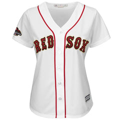 Mookie Betts Boston Red Sox Majestic Women's 2019 Gold Program Cool Base Player Jersey – White 2019