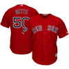 Image of Mookie Betts Boston Red Sox Majestic World Series Champions Alternate Cool Base Player Jersey – Scarlet 2019