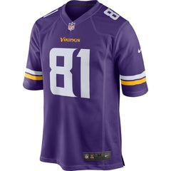 Moritz Bohringer Minnesota Vikings Team Color Game Jersey - Purple 2019