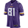 Image of Moritz Bohringer Minnesota Vikings Youth Team Color Game Jersey - Purple 2019