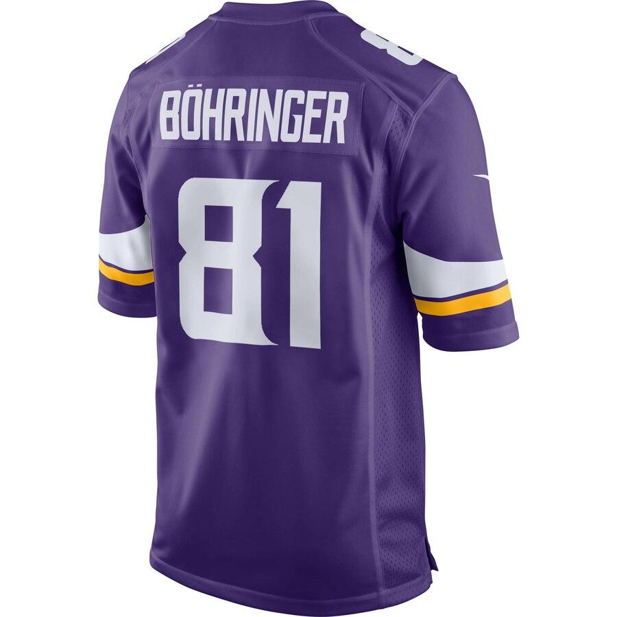 Moritz Bohringer Minnesota Vikings Youth Team Color Game Jersey - Purple 2019