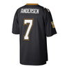 Image of Morten Andersen New Orleans Saints Mitchell &amp; Ness Retired Player Replica Jersey - Black 2019