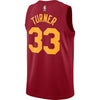 Image of Myles Turner Indiana Pacers Hardwood Classics Swingman Jersey – Red 2019