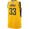 Image of Myles Turner Indiana Pacers Replica Swingman Jersey - Statement Edition – Gold 2019