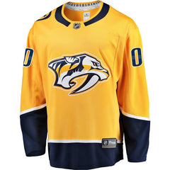 Nashville Predators Youth Home Breakaway Custom Jersey - Gold 2019