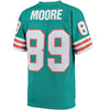 Image of Nat Moore Miami Dolphins Mitchell &amp; Ness Retired Player Replica Jersey - Aqua 2019