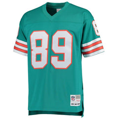 Nat Moore Miami Dolphins Mitchell & Ness Retired Player Replica Jersey - Aqua 2019