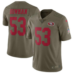 NaVorro Bowman San Francisco 49ers Salute To Service Limited Jersey - Olive 2019