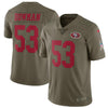 Image of NaVorro Bowman San Francisco 49ers Salute To Service Limited Jersey - Olive 2019