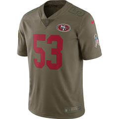 NaVorro Bowman San Francisco 49ers Salute To Service Limited Jersey - Olive 2019