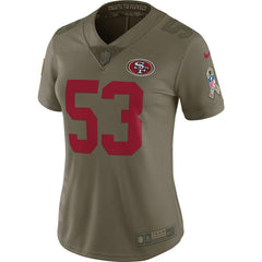 NaVorro Bowman San Francisco 49ers Women's Salute to Service Limited Jersey - Olive 2019