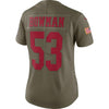 Image of NaVorro Bowman San Francisco 49ers Women's Salute to Service Limited Jersey - Olive 2019