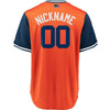 Image of Houston Astros Majestic Players' Weekend Cool Base Pick-A-Player Roster Jersey – Orange/Navy 2019