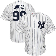 Aaron Judge New York Yankees Majestic Home Cool Base Player Jersey - White/Navy 2019