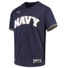 Image of Navy Midshipmen Under Armour Performance Replica Baseball Jersey - Navy 2019