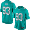 Image of Ndamukong Suh Miami Dolphins Limited Jersey - Aqua 2019