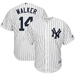 Neil Walker New York Yankees Majestic Home Cool Base Player Jersey – White 2019