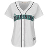 Image of Nelson Cruz Seattle Mariners Majestic Women's Cool Base Player Jersey - White 2019