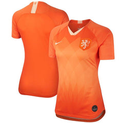 Netherlands Women's National Team Women's 2019 Home Replica Jersey – Orange 2019