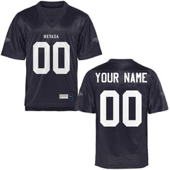 Nevada Wolf Pack Personalized Football Name &amp; Number Jersey - Navy Blue 2019