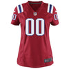 Image of New England Patriots Women's Custom Game Jersey - Red 2019