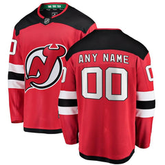 New Jersey Devils Home Breakaway Custom Jersey - Red 2019